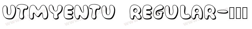 UTMYenTu Regular字体转换